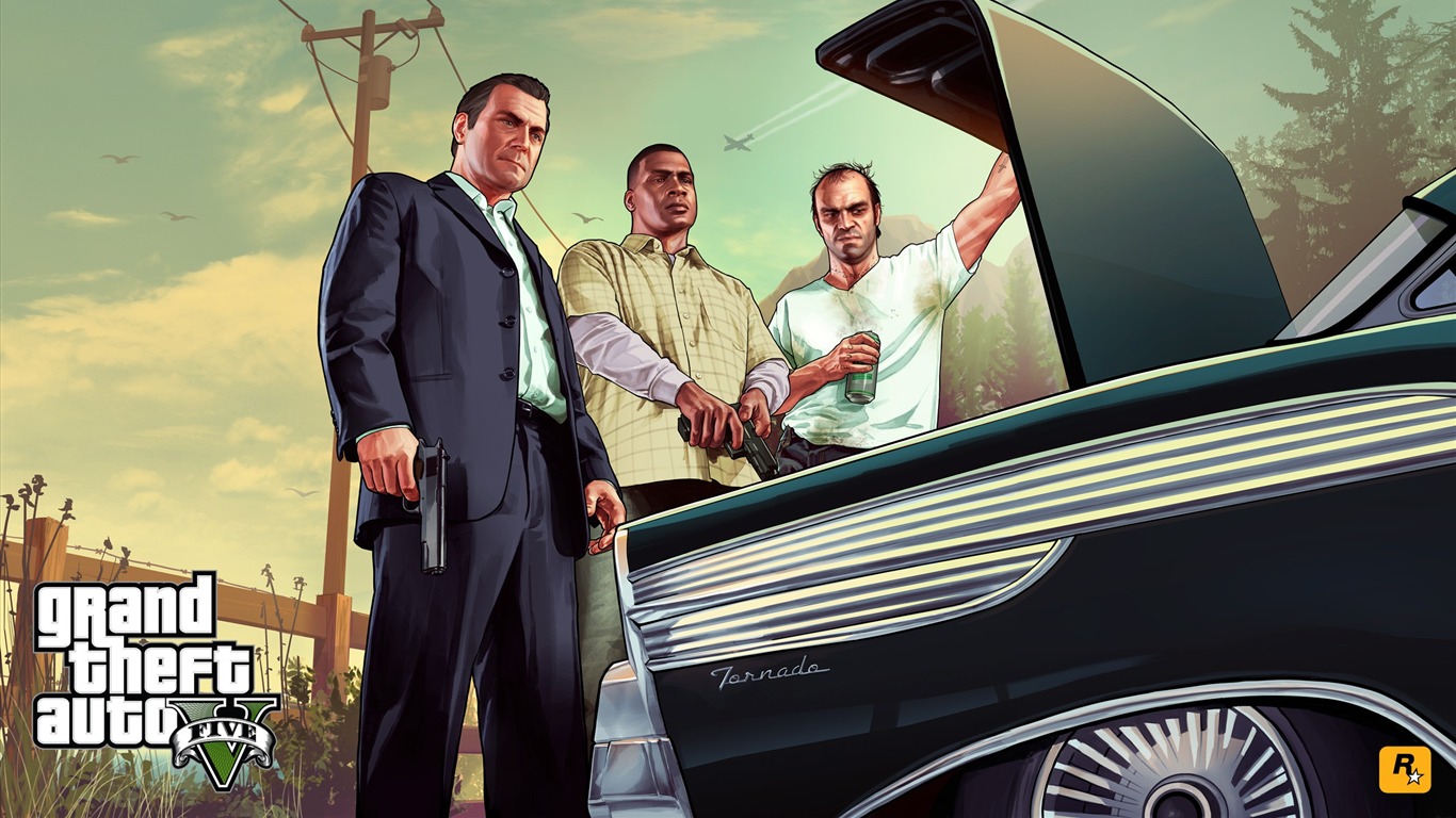 Trunk Grand Theft Auto V GTA 5 Game HD Wallpaper