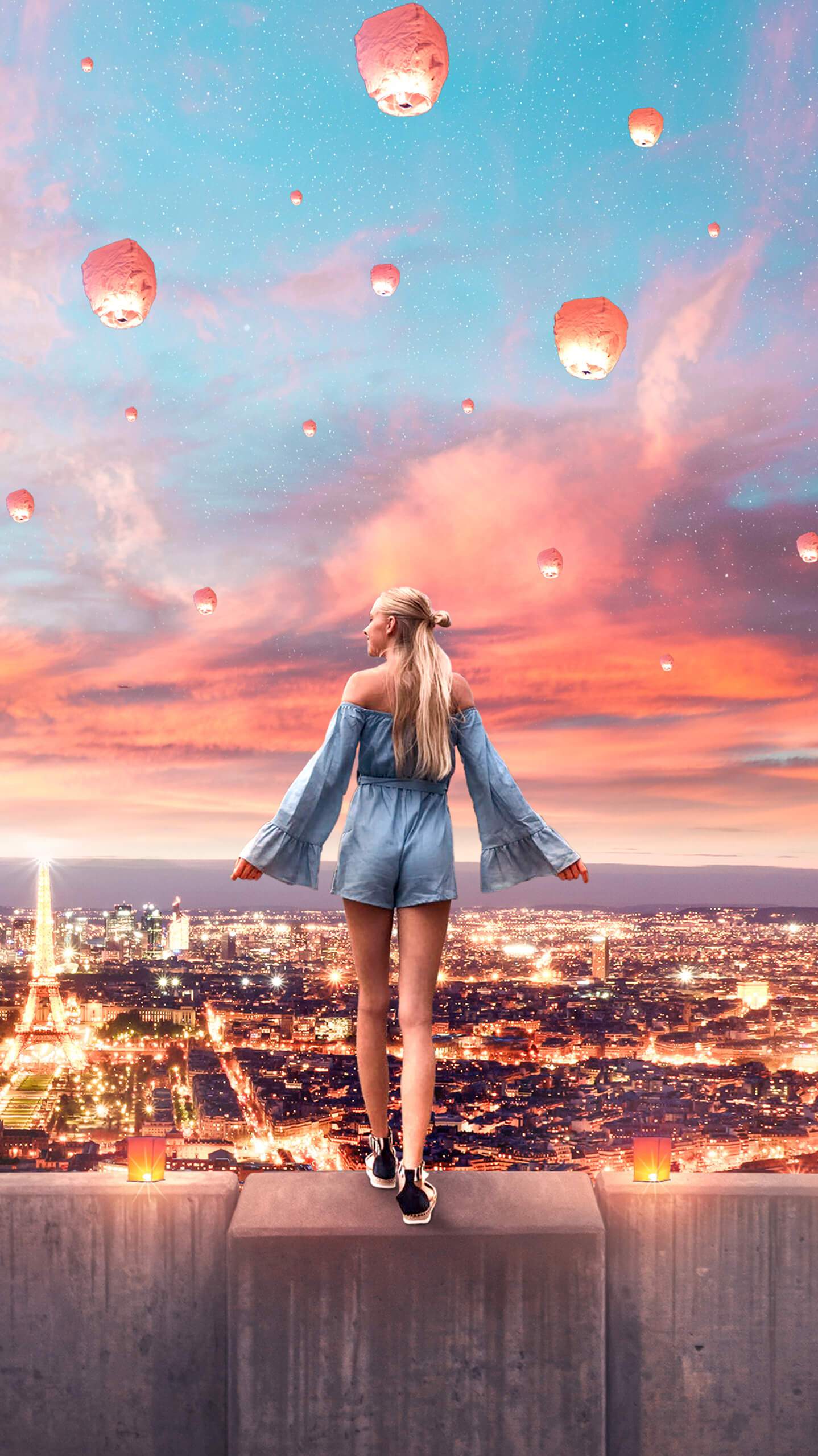 Girl In Paris IPhone Wallpaper Wallpaper, iPhone Wallpaper