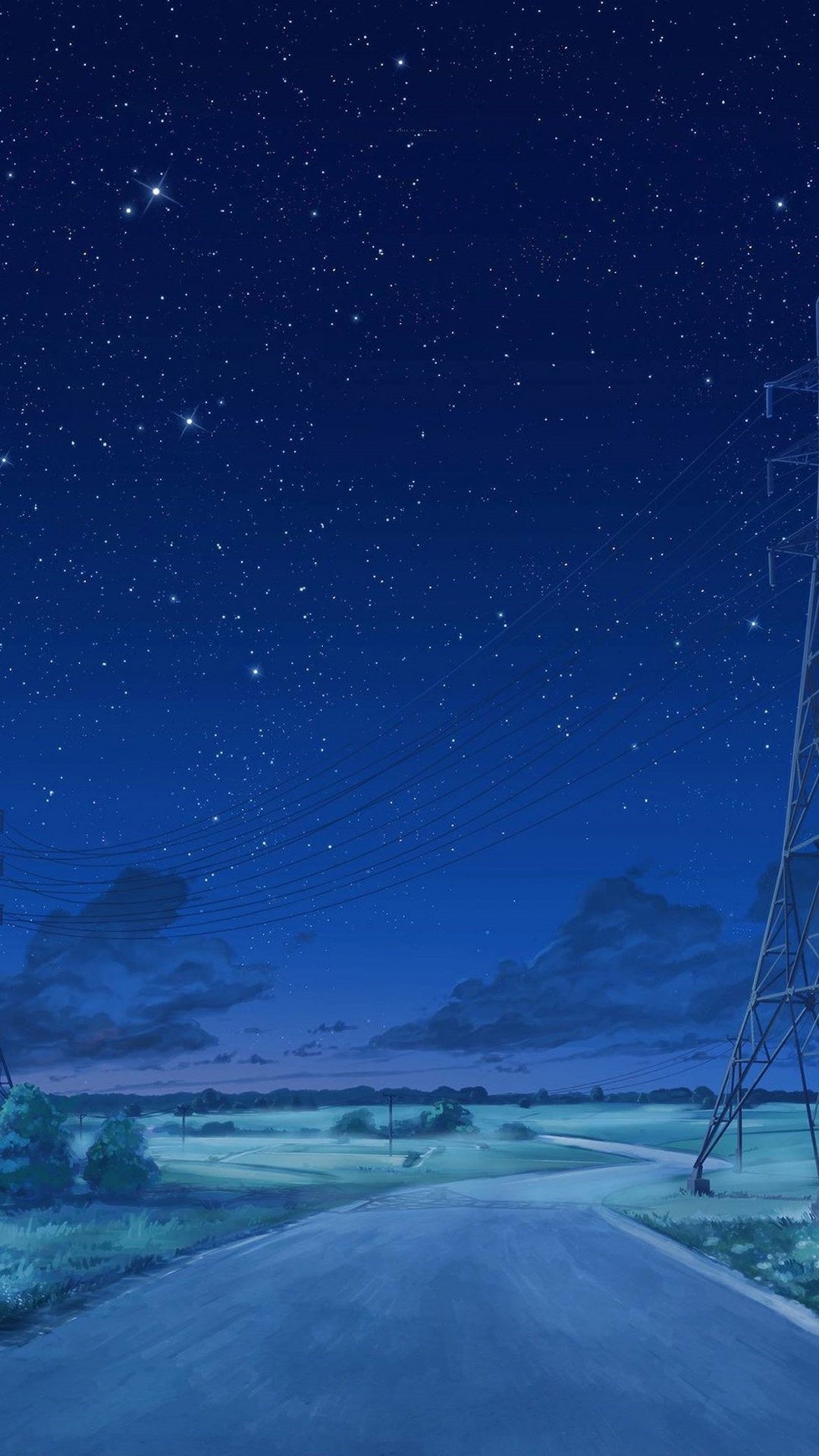 Anime Sky iPhone Wallpaper