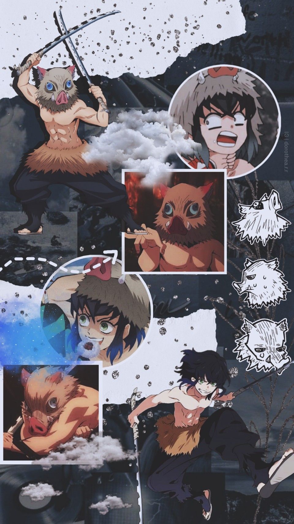 Inosuke Hashibira aesthetic wallpaper. 4K of Wallpaper for Andriod