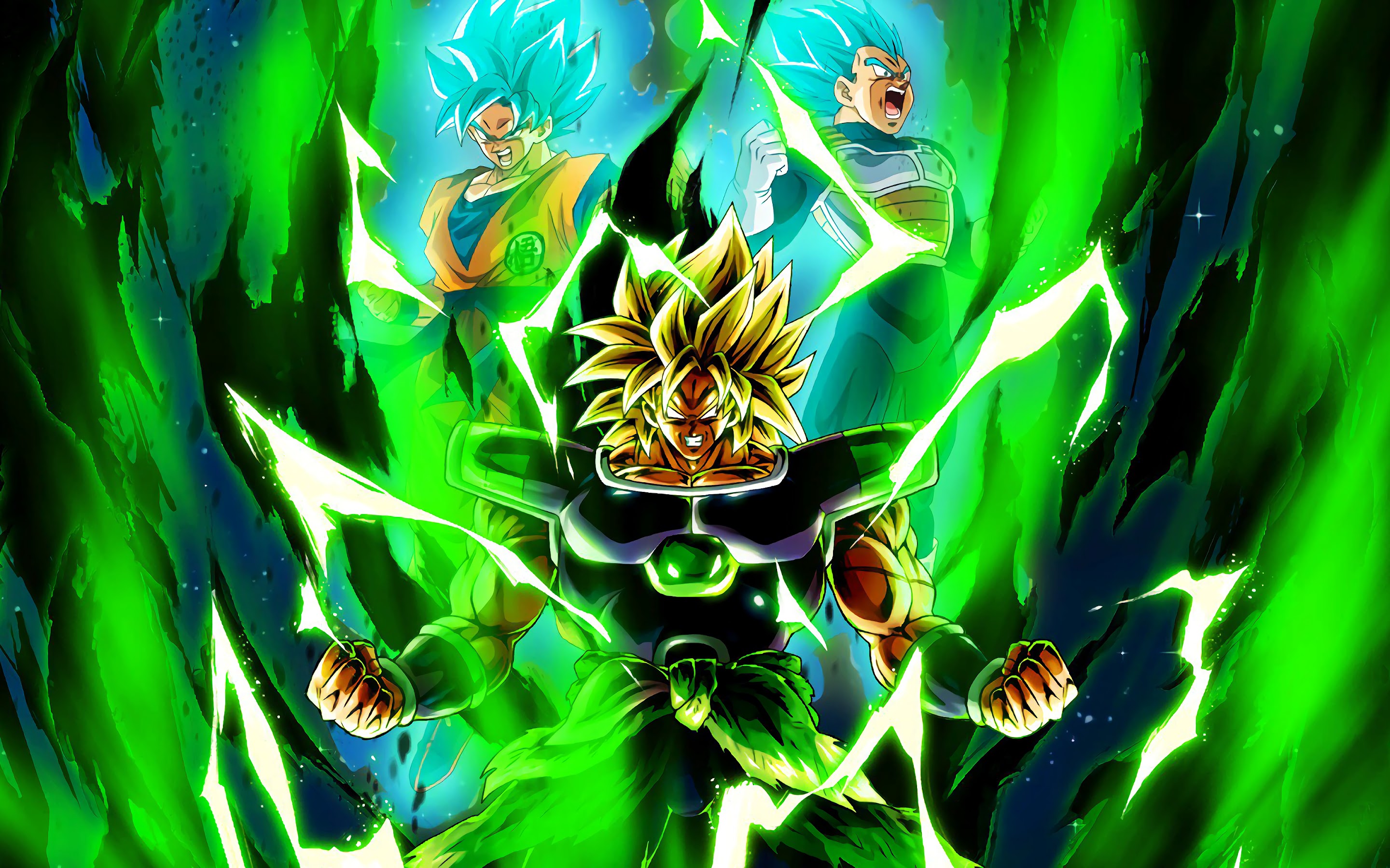 Goku vegeta broly wallpaper