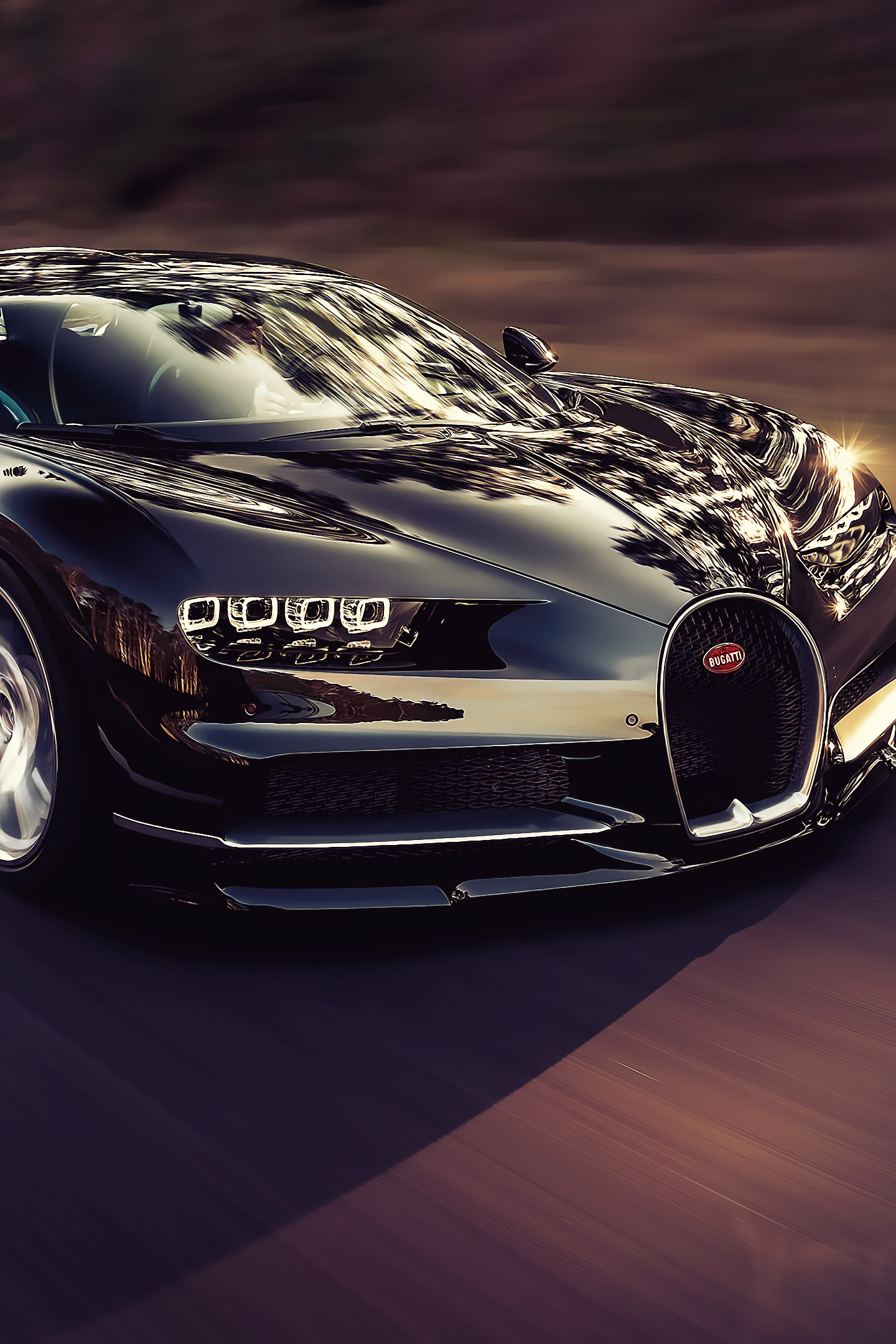Download luxury car, bugatti chiron, on road 1440x2960 wallpaper, samsung galaxy s8, samsung galaxy s8 plus, 1440x2960 HD image, background, 1639