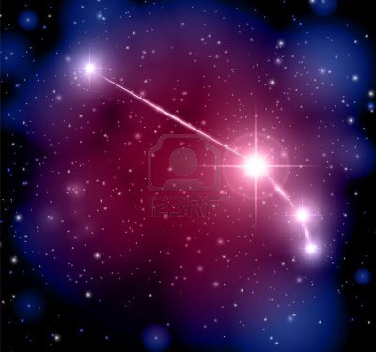 abstract space background with stars and Aries constellation. Aries constellation, Space background, Constellations