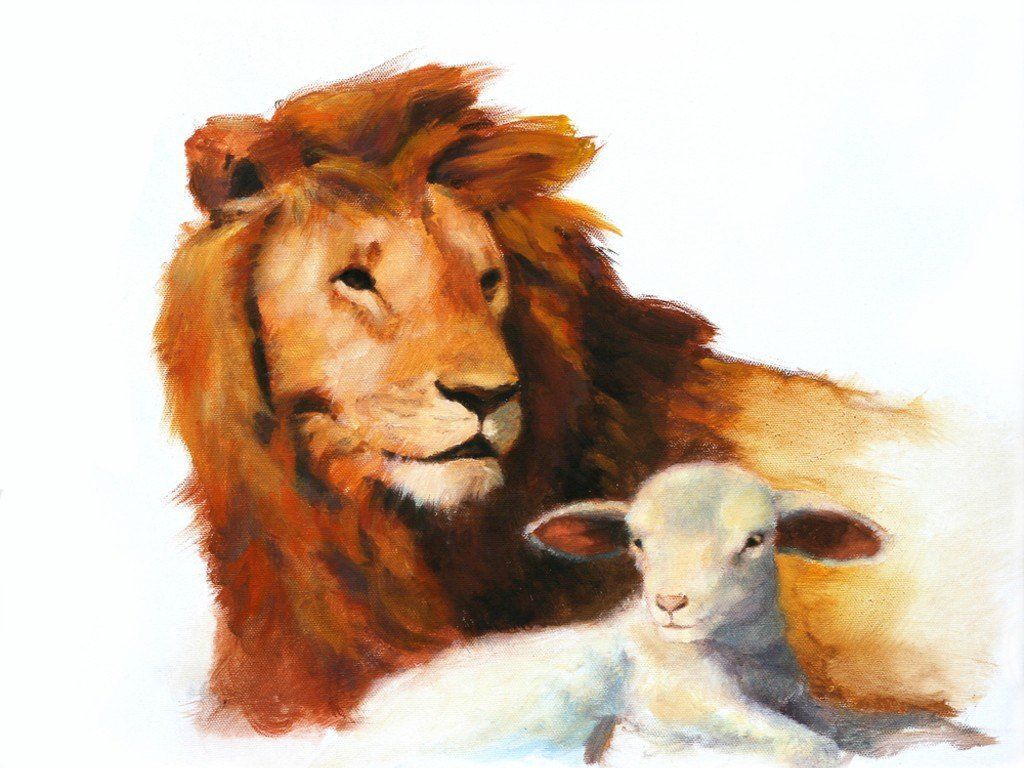 Lion and Lamb Wallpaper Free Lion and Lamb Background