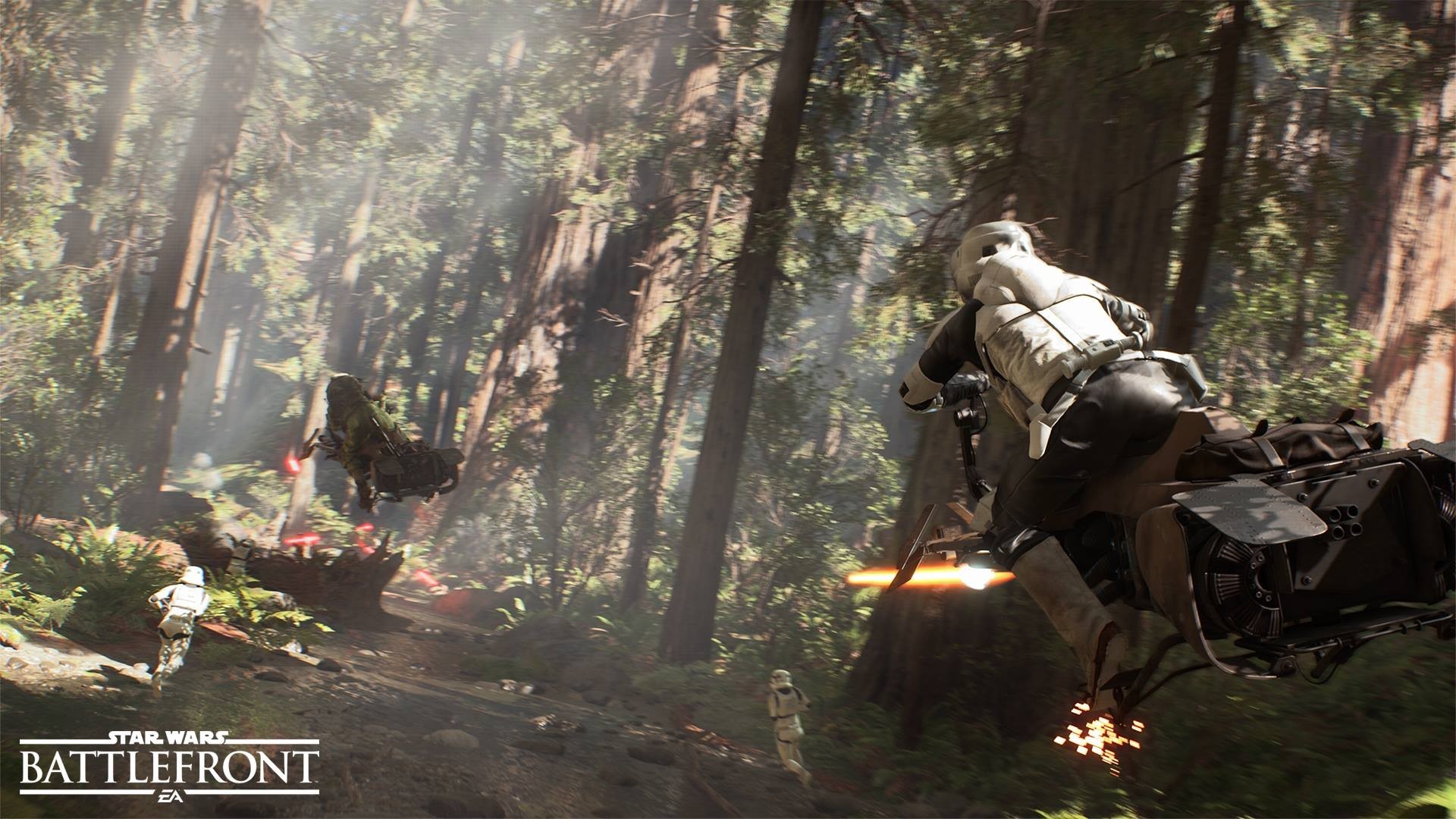 Star Wars Battlefront  Endor Forest Ambience 4K 60fps  YouTube