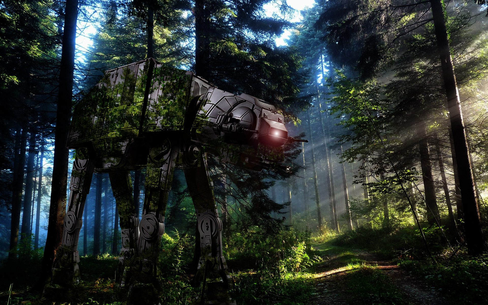 Star Wars, AT AT, Endor, Galactic Empire Wallpaper HD / Desktop and Mobile Background