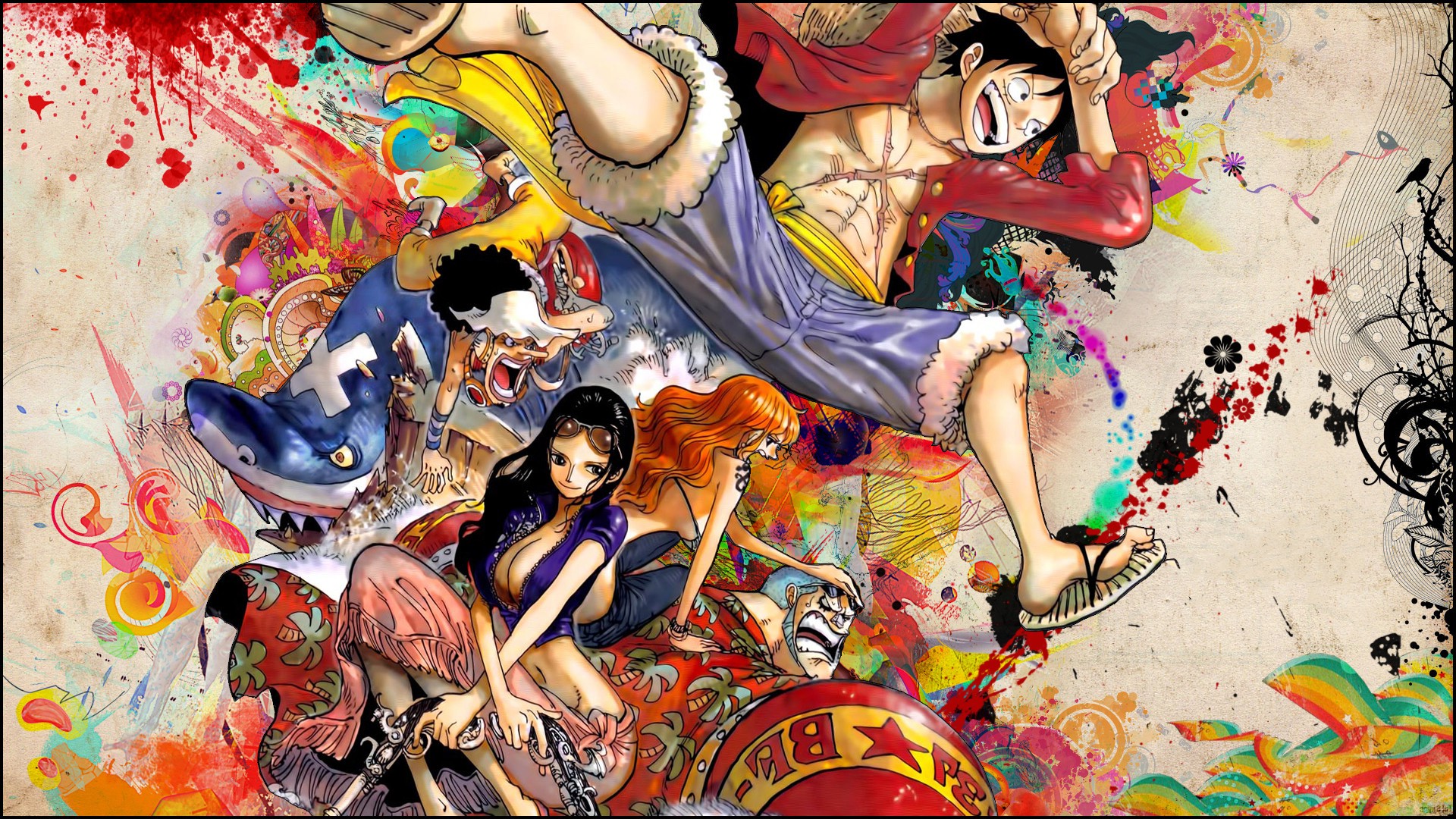 One Piece Anime Luffy Landscape