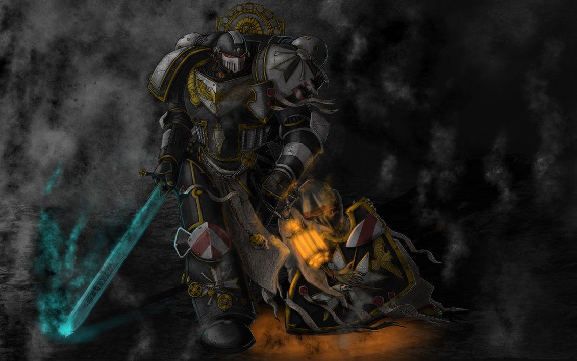 Warhammer 40k Black Templar Fanart HD Wallpaper