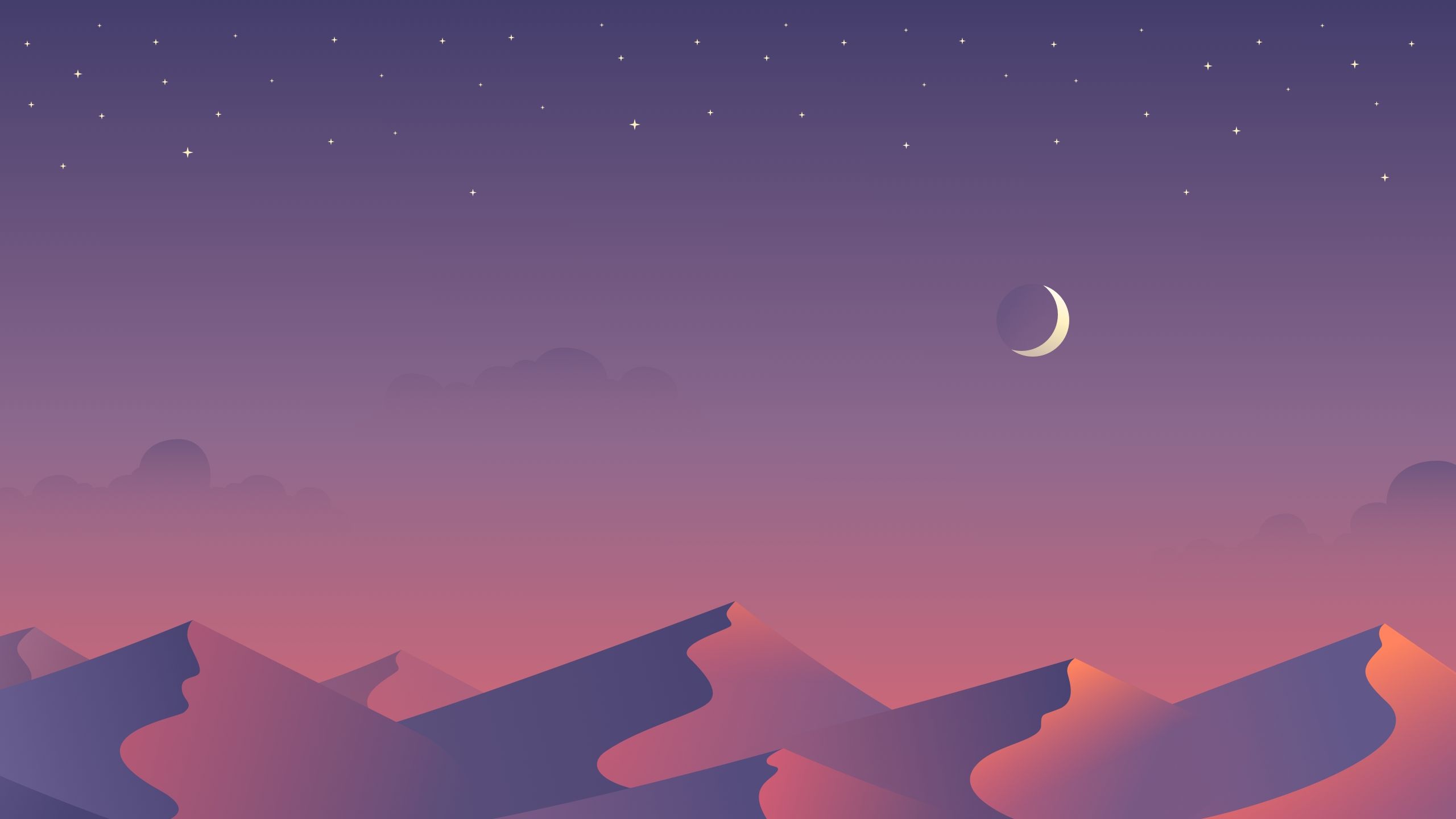 Moon Aesthetic Desktop Wallpaper