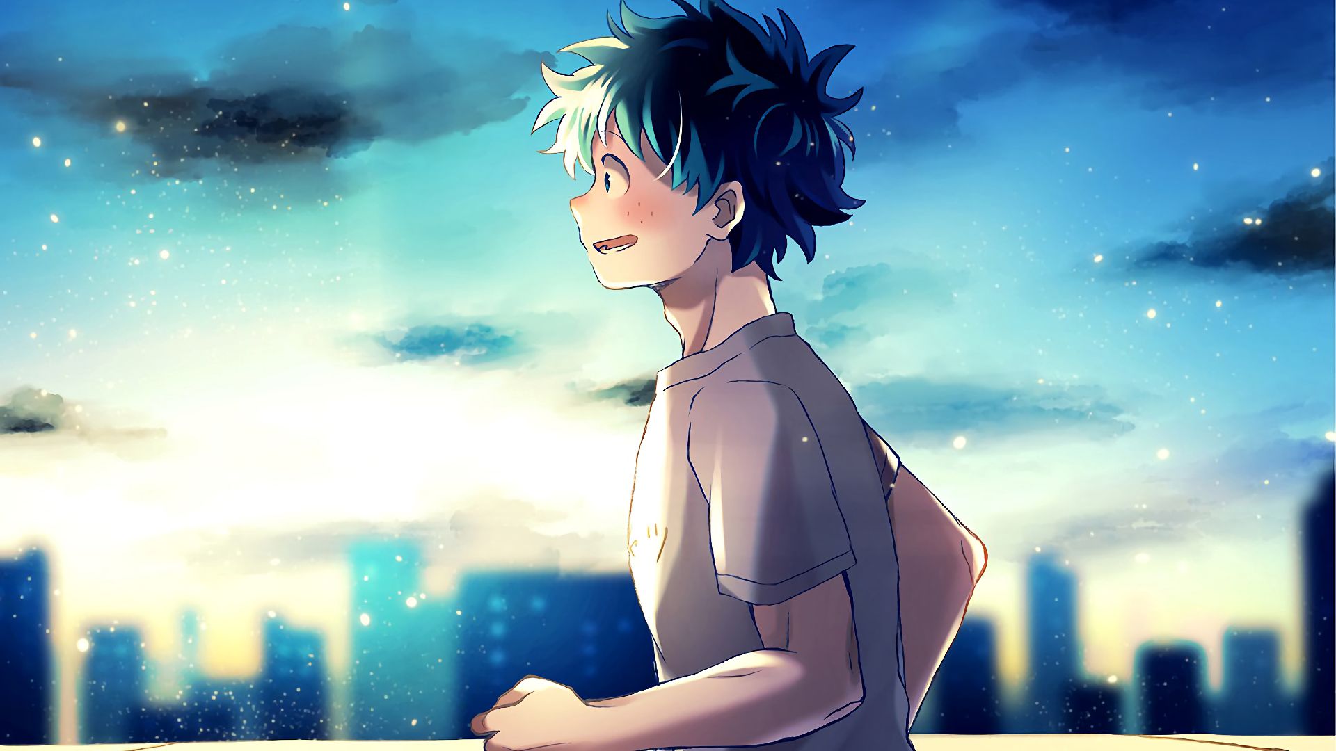 Desktop Wallpaper Izuku Midoriya, Boku No Hero Academia, Anime Boy, Cute, HD Image, Picture, Background, C23980
