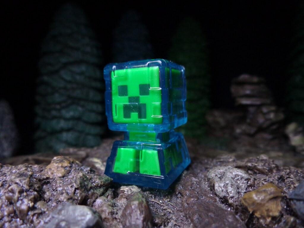 Charged Creeper. Electricity empowers Creepers to do even m