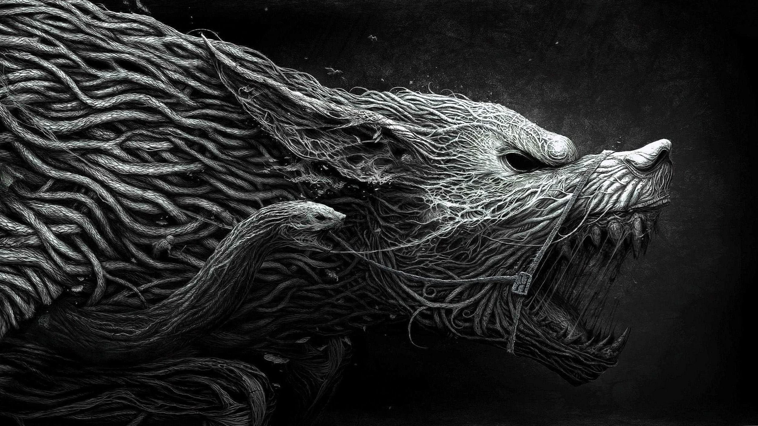 Badass Wallpaper Wolf