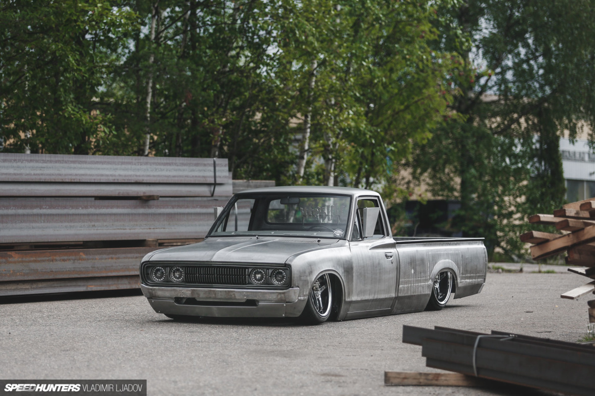 No Paint, No Problem: A Heavy Metal Datsun 620 Pickup
