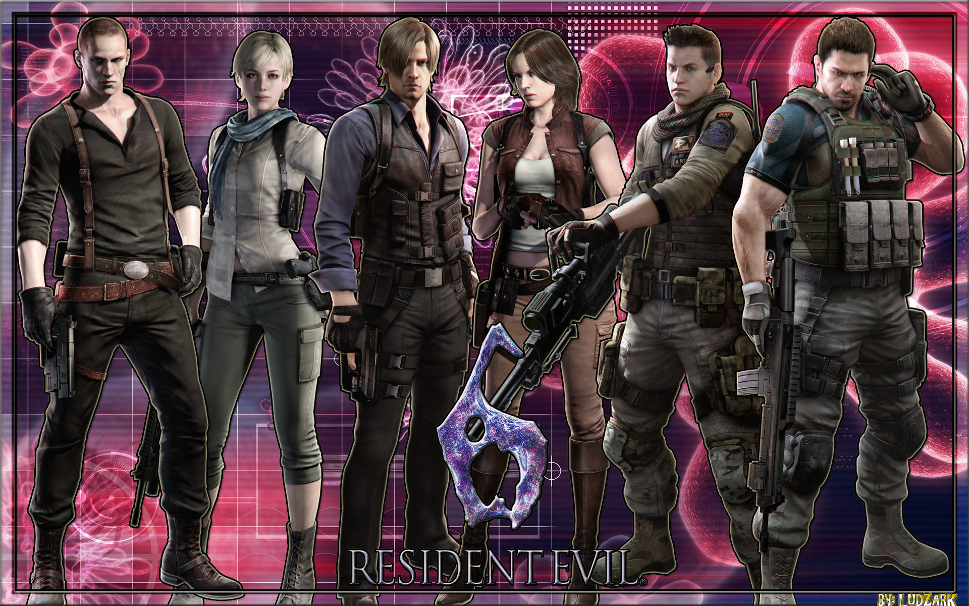 WALLPAPER RESIDENT EVIL 6 (V2). Resident evil, Resident evil game, Resident