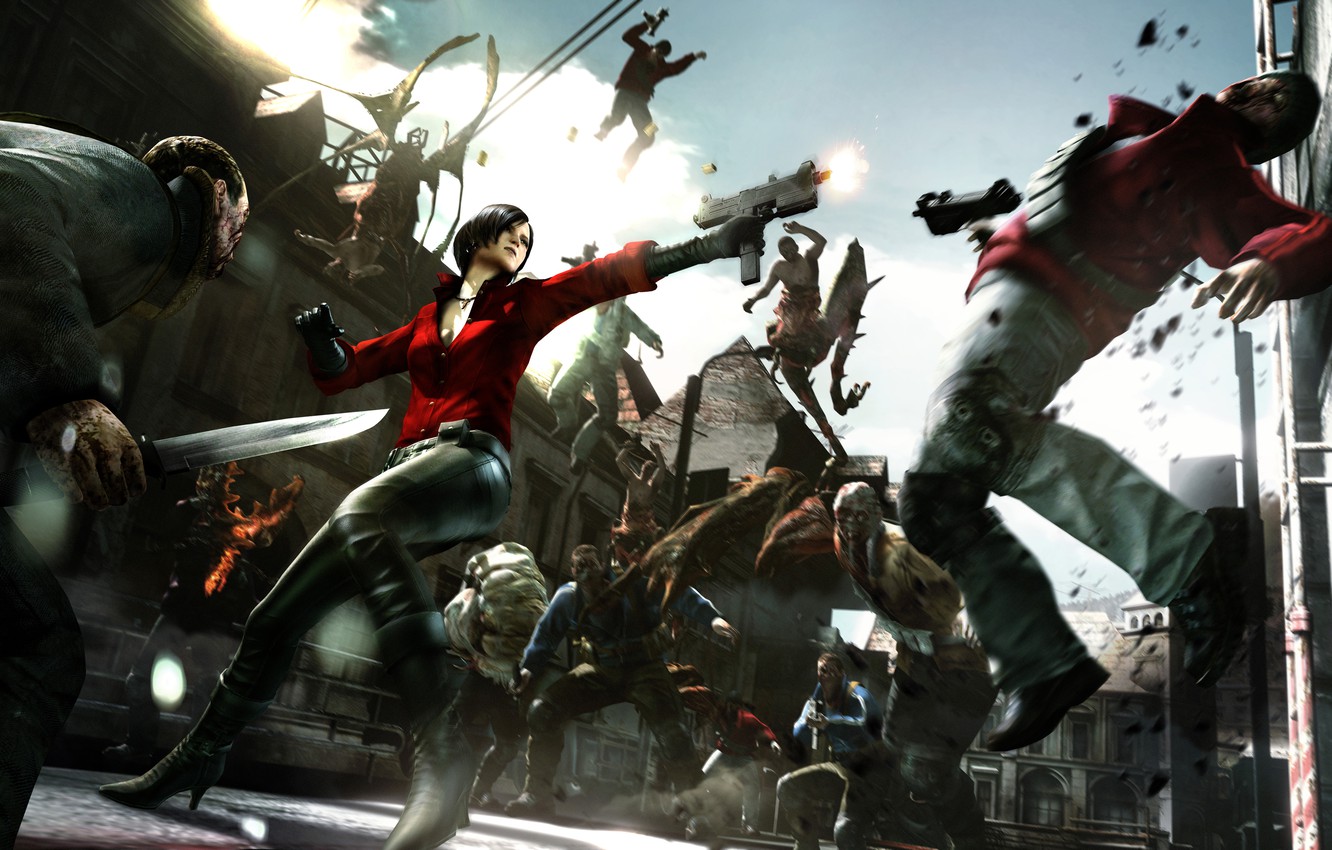 Wallpaper weapons, monsters, knife, Capcom, Resident Evil 6, Ada Wong, BIOHAZARD 6, Biological threat 6, Resident Evil 6, Ada Wong, Adonia, J AVO image for desktop, section игры