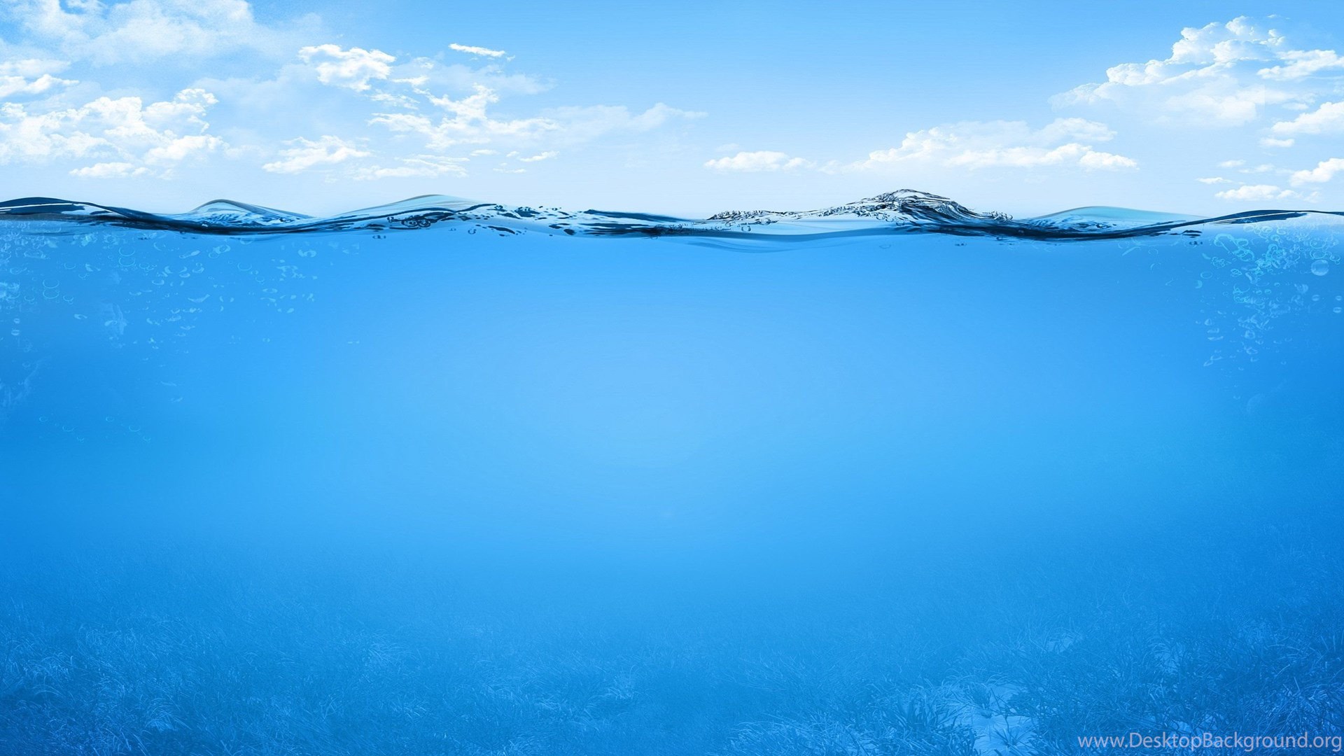 Ocean Sea Lake River Underwater Wallpaper Desktop Background