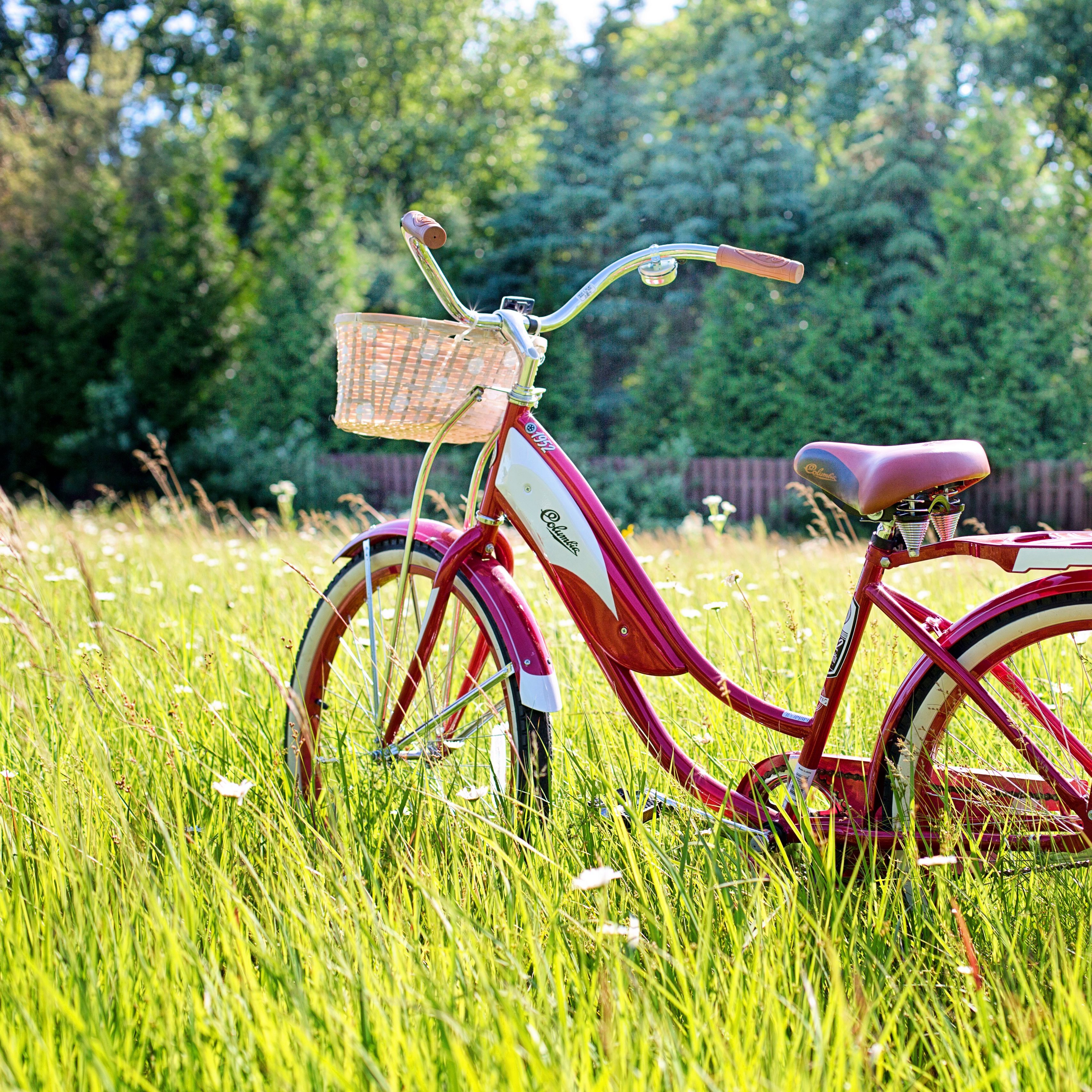 Download wallpaper 3415x3415 bicycle, summer, vintage, sunlight ipad pro 12.9 retina for parallax HD background