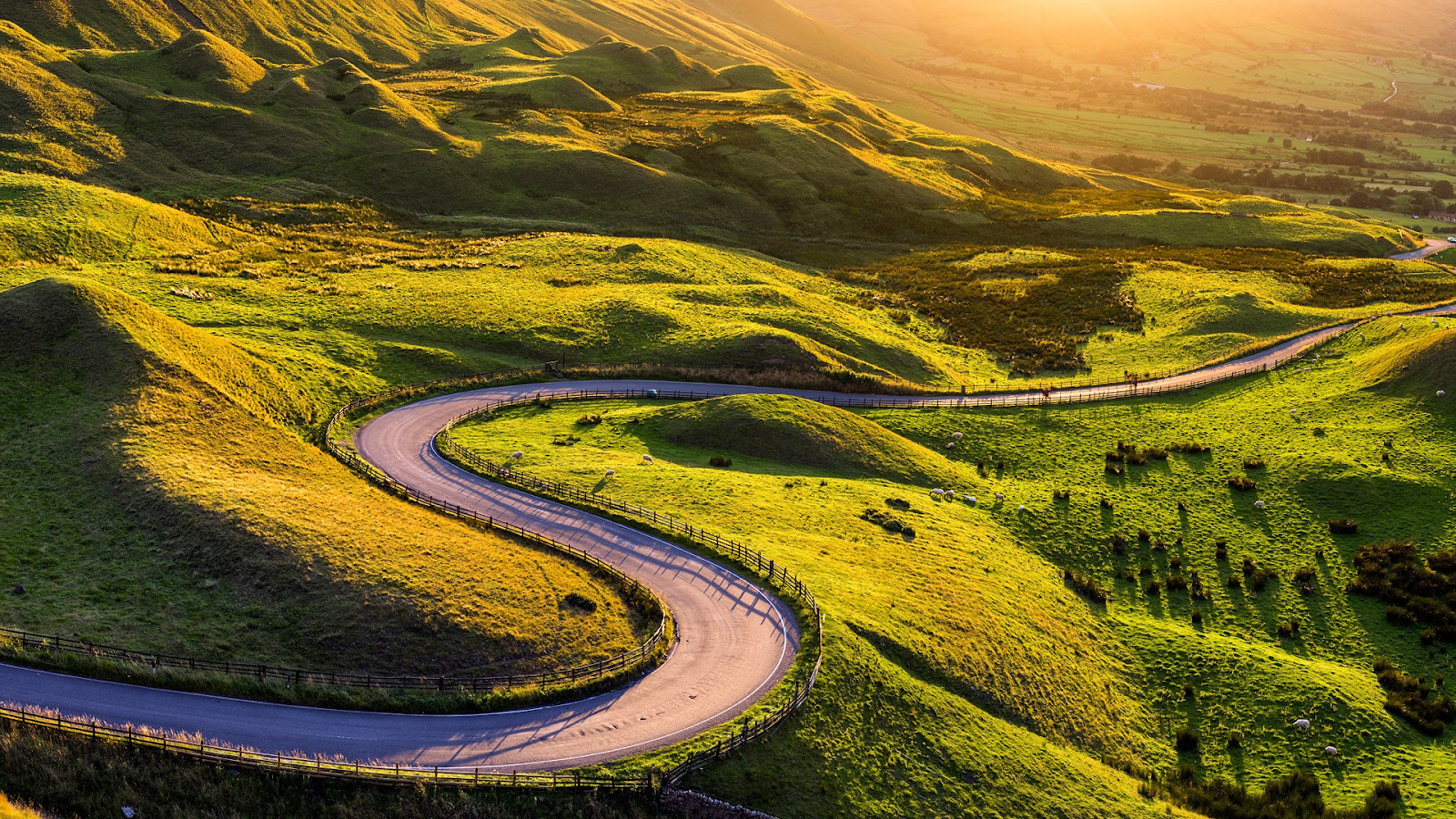 Mam Tor Peak District Uk