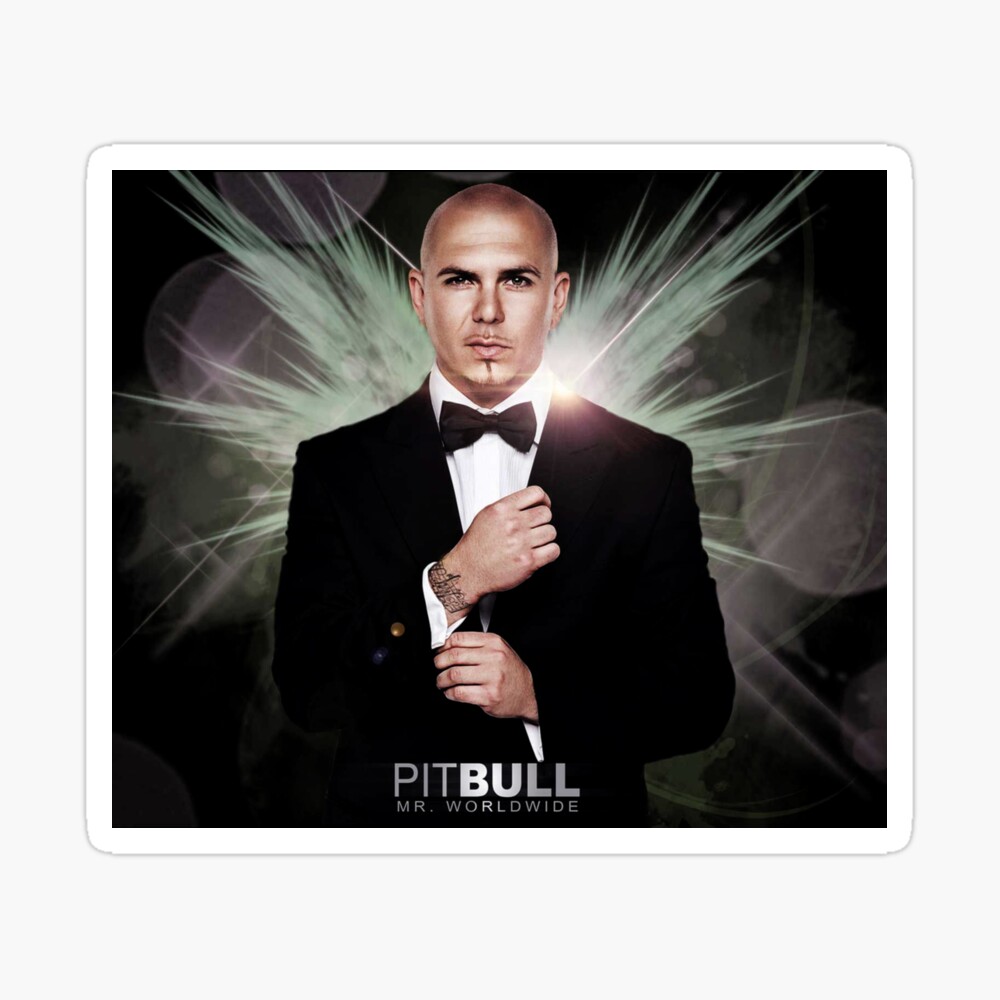 Pitbull Mr.Worldwide Poster By Olivia Evans