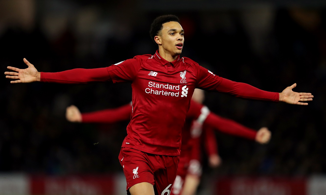 Trent Alexander Arnold British Liverpool FC Football Player Footballers Wallpaper:1333x800