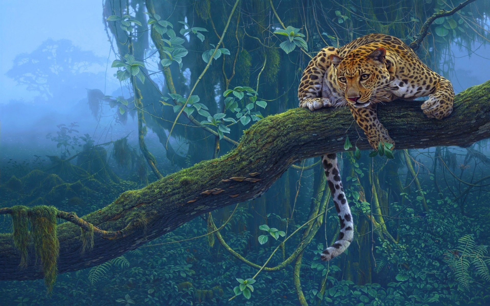 Tropical Animals, Jaguar, Predator, Tree 640x1136 IPhone 5 5S 5C SE Wallpaper, Background, Picture, Image