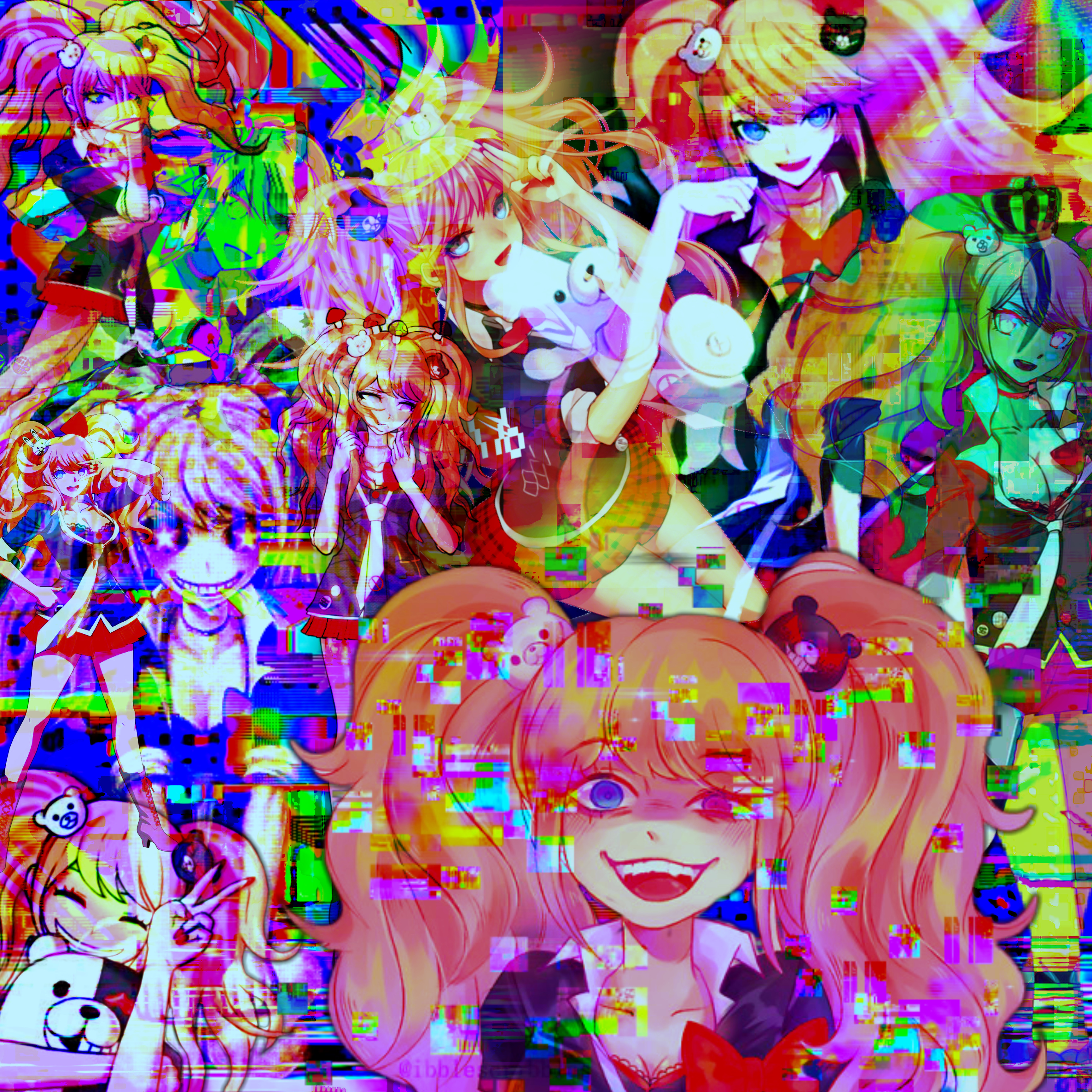 glitch glitchcore danganronpa 338847532018203