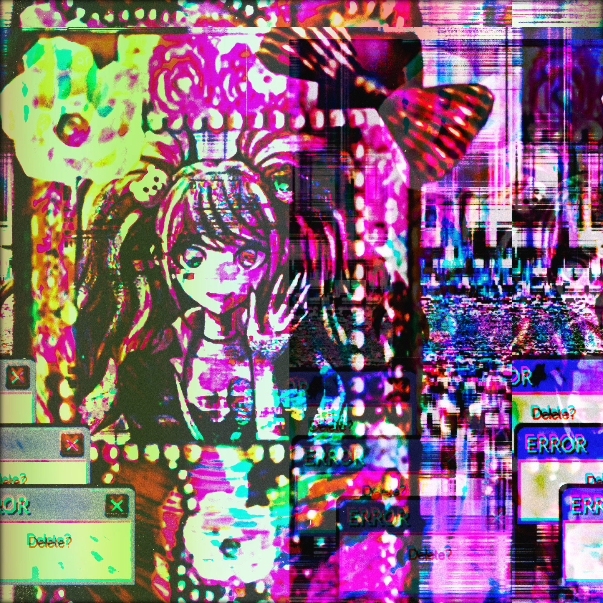 Danganronpa Glitchcore Wallpapers - Wallpaper Cave