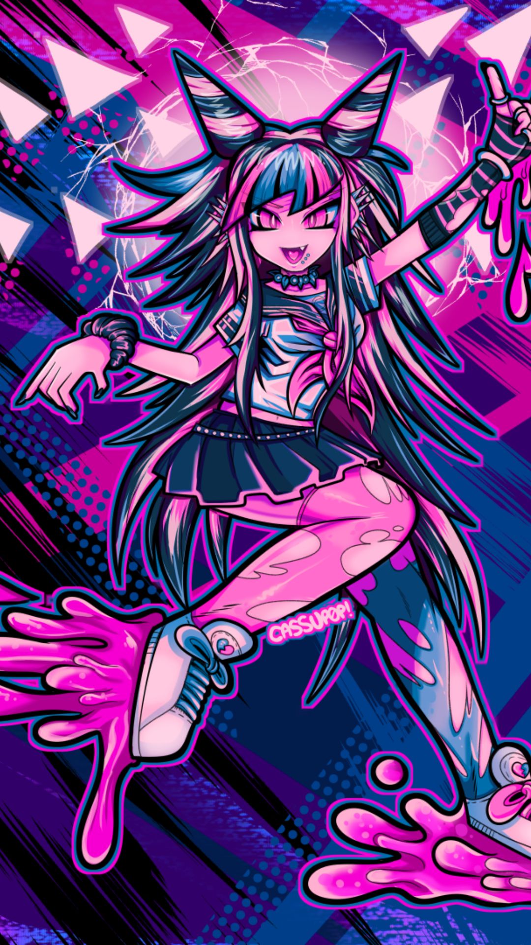 Ibuki Mioda Background Wallpaper Mioda Background Wallpaper