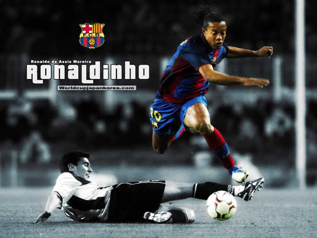 Ronaldinho Wallpaper Barcelona. Ronaldinho Joga Demais