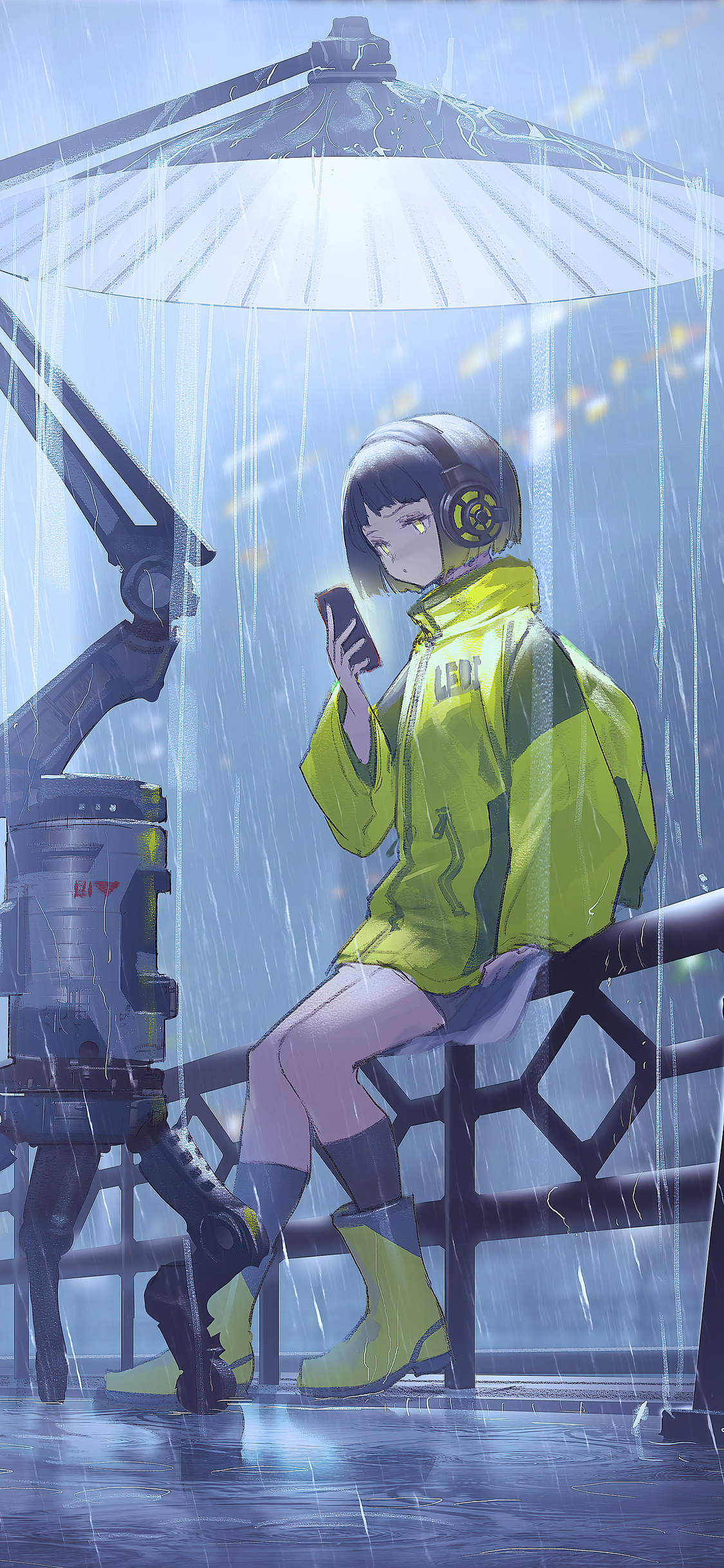 Anime Girl Scifi Umbrella