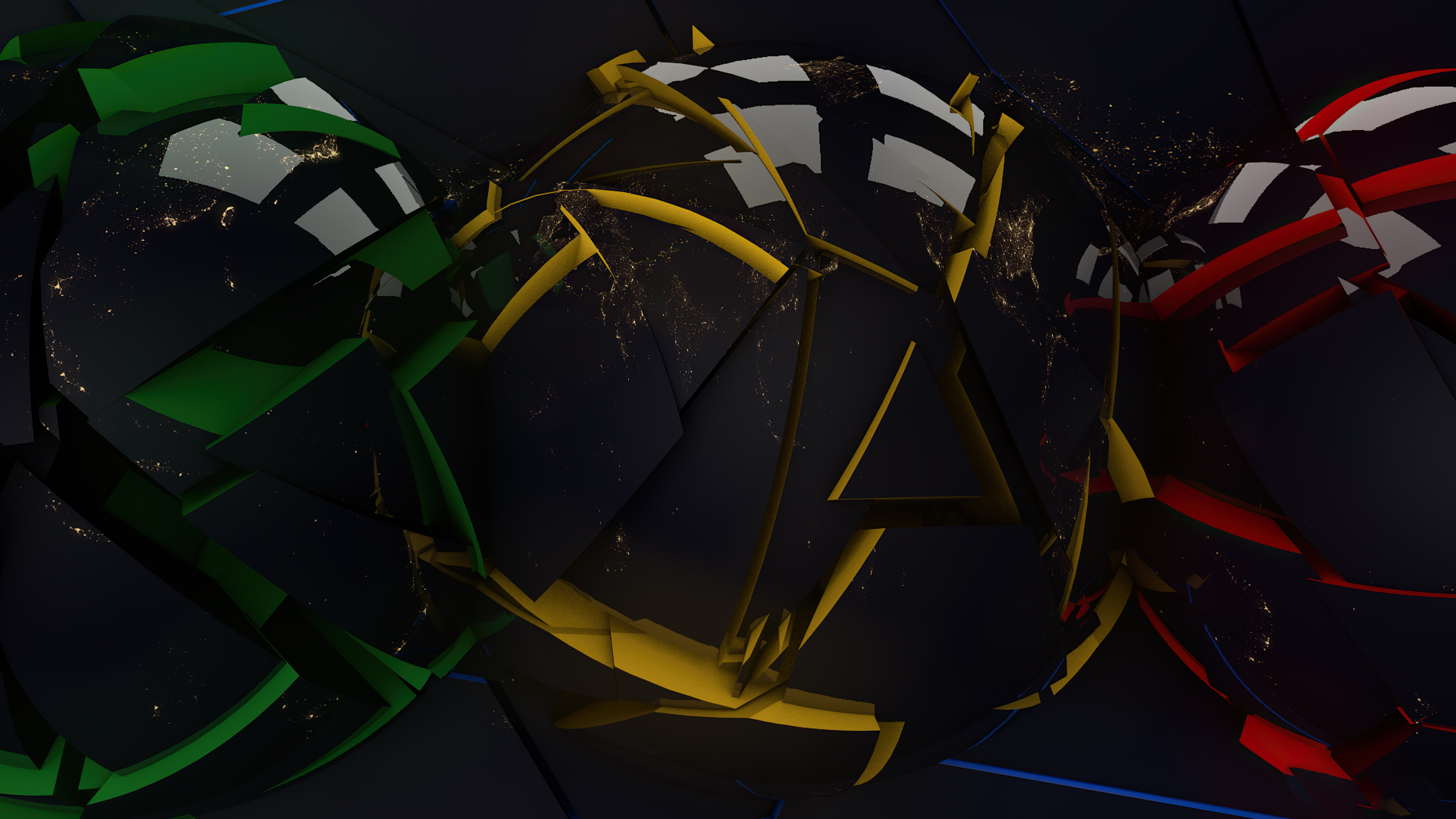 Rgb Helmets Abstract 4k, HD Abstract, 4k Wallpaper, Image, Background, Photo and Picture