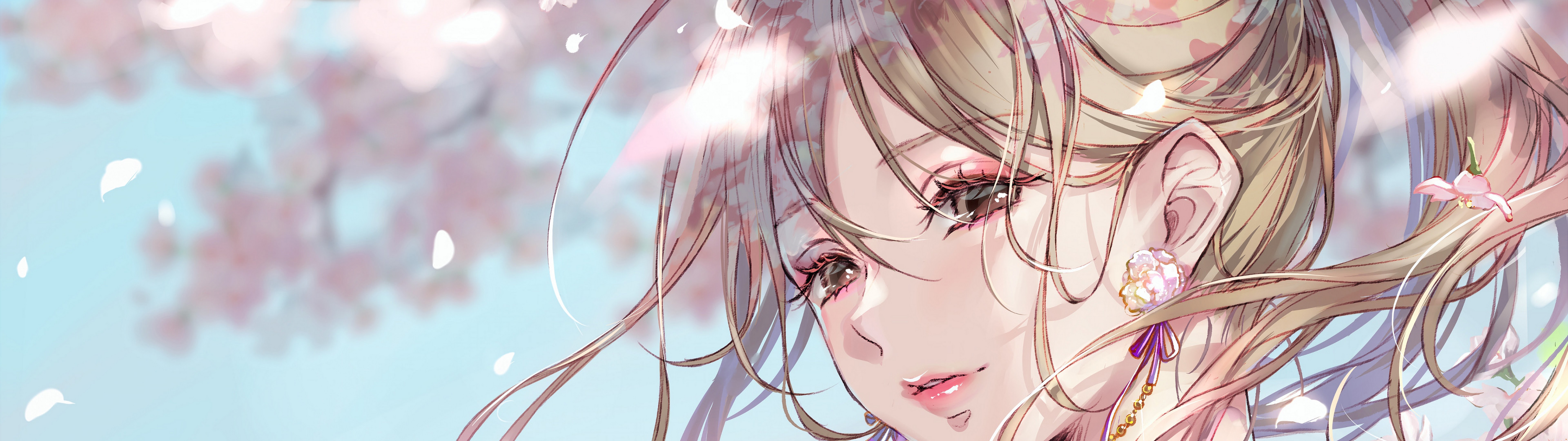 Beautiful Anime Girl 4K Wallpaper