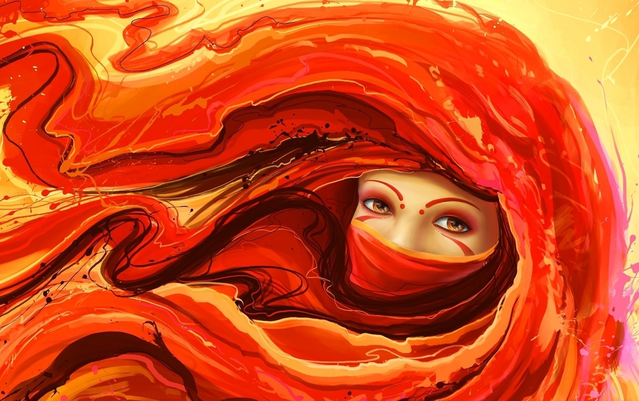 Woman Face Art wallpaper. Woman Face Art