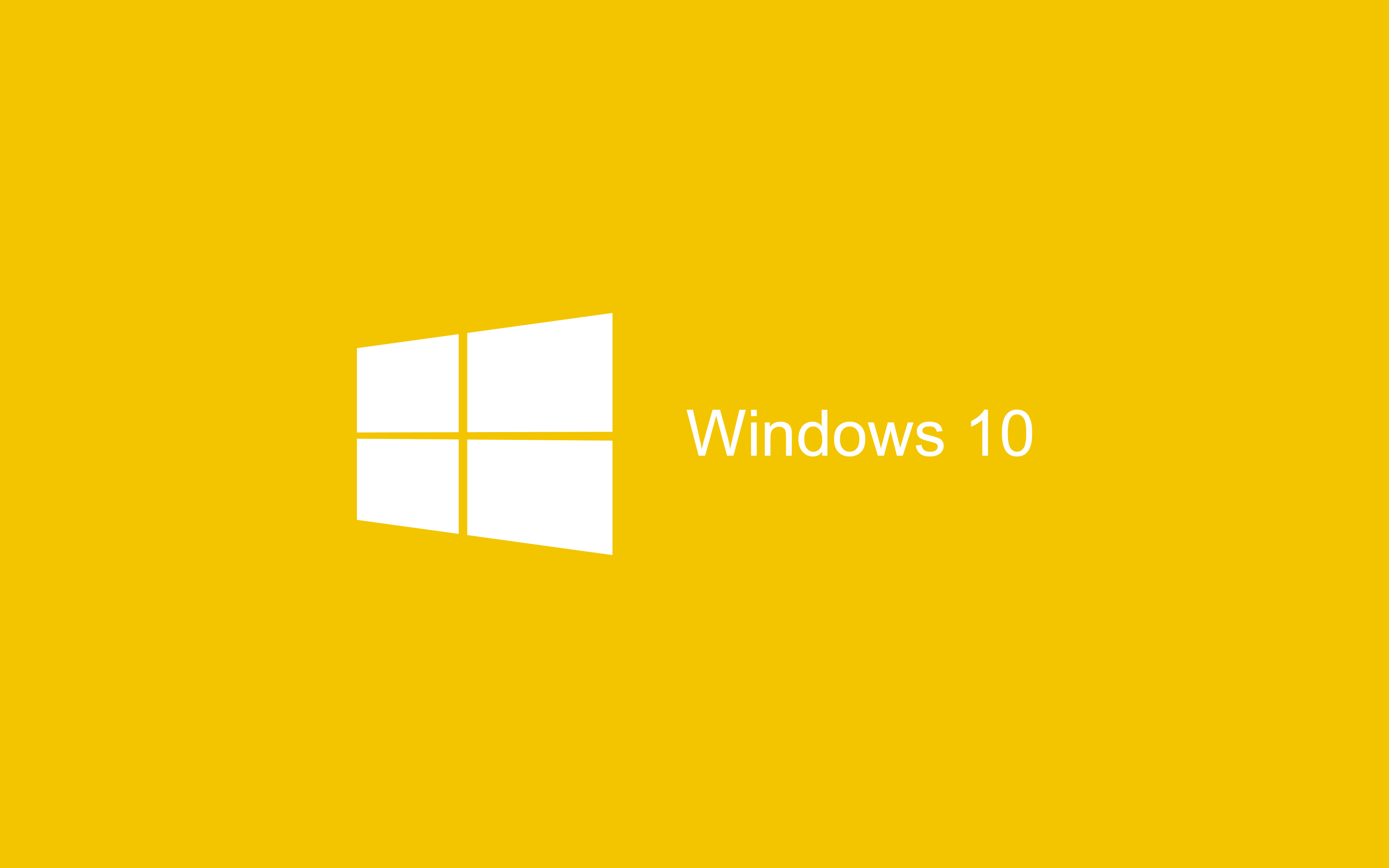 Yellow Windows 10 Wallpaper 48618 2880x1800px