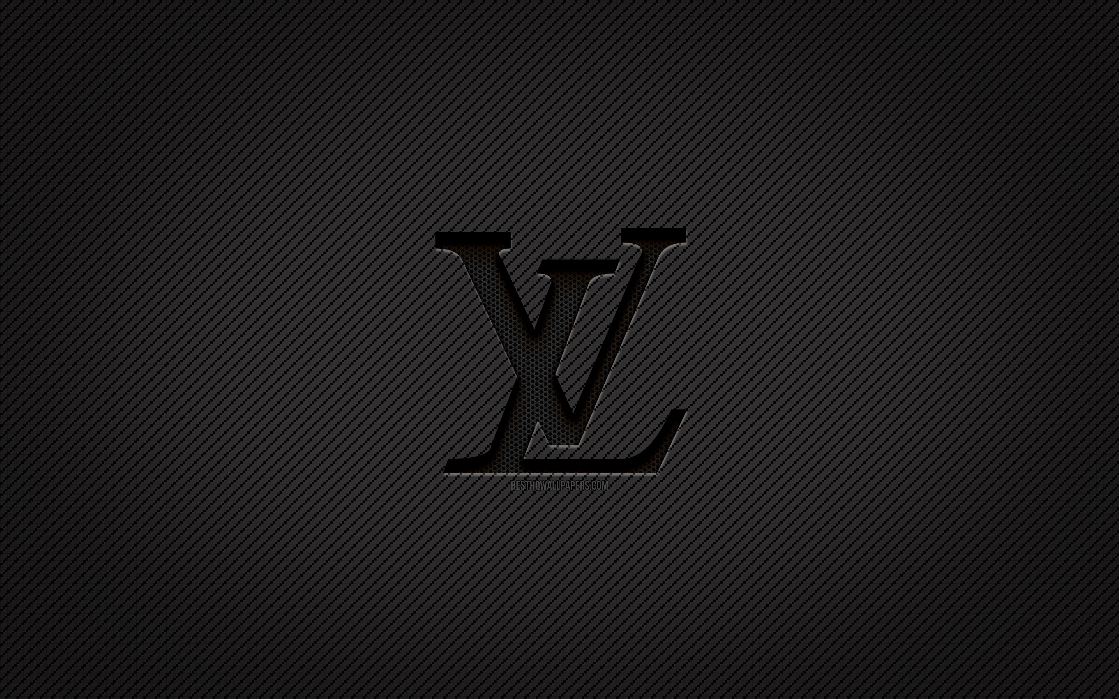 Background Louis Vuitton Black - Louis Vuitton Logo Black, LV Black HD  wallpaper