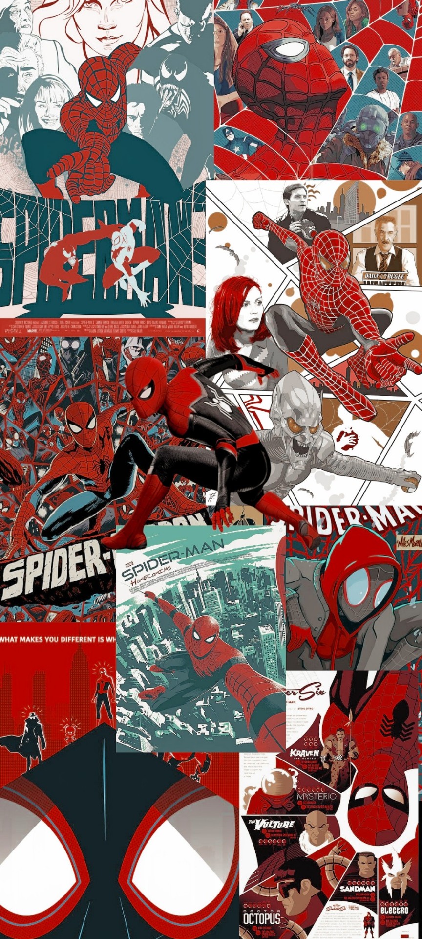 Download Spider  Man Comics Collage Wallpaper  Wallpaperscom