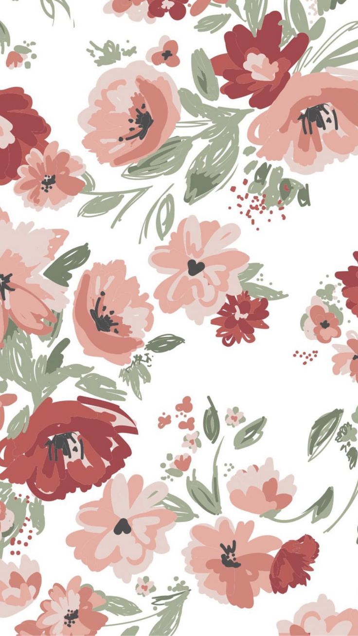 Floral wallpaper. Vintage floral design. Floral interiors. Art wallpaper, Floral wallpaper, Wall paper phone