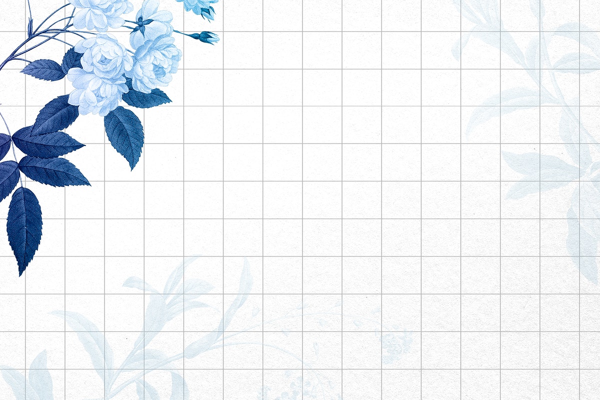 Flower background, aesthetic border design