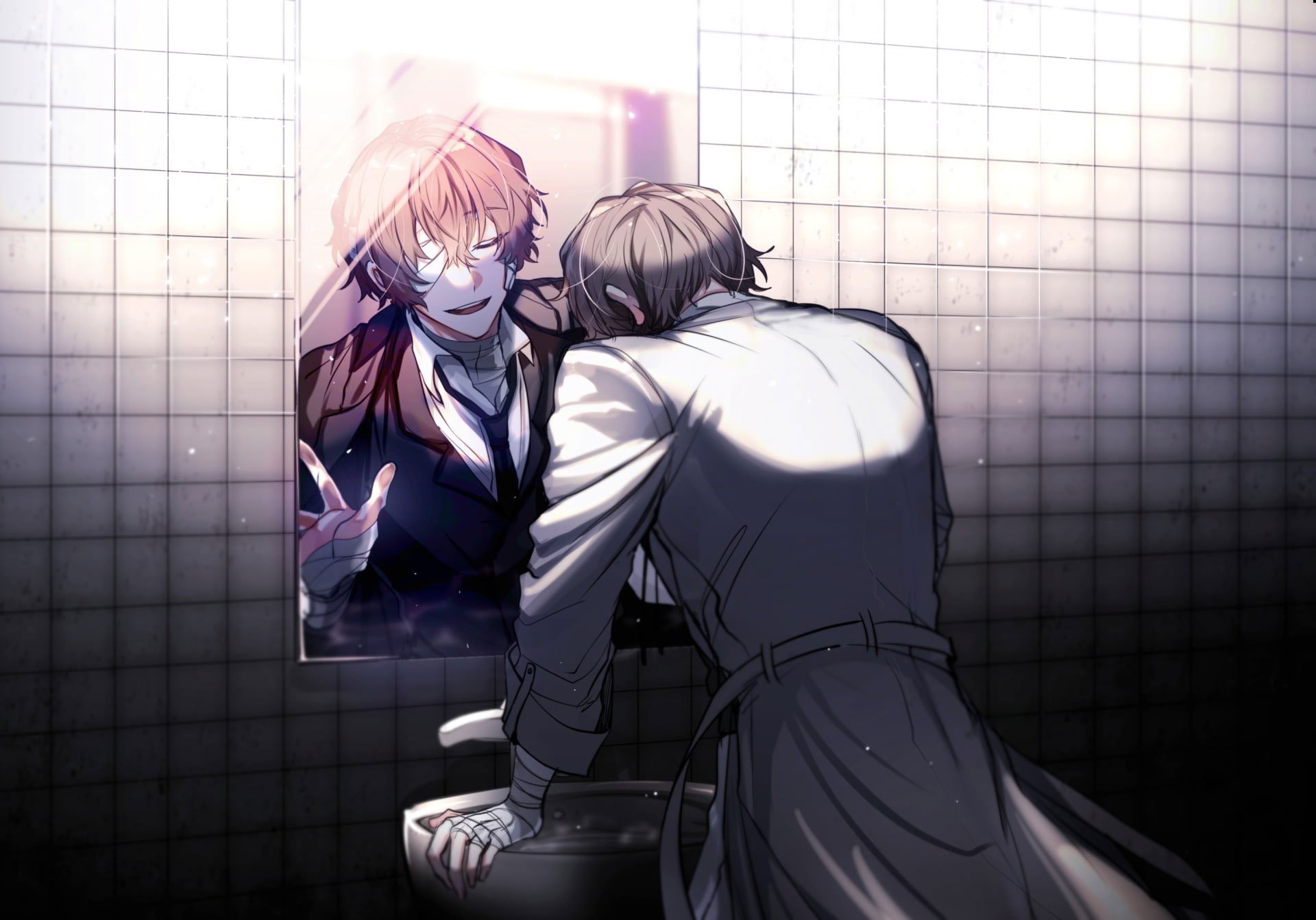 Wallpaper Anime, Bungou Stray Dogs, Osamu Dazai