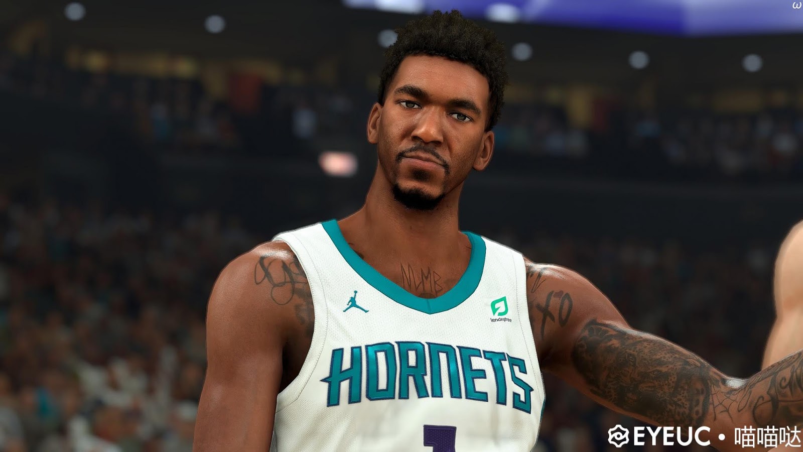 Malik Monk Face, Hair And Body Model by ViŋCenTk̚.喵 [FOR 2K20].net: NBA 2K Updates, Roster Update, Cyberface, Etc