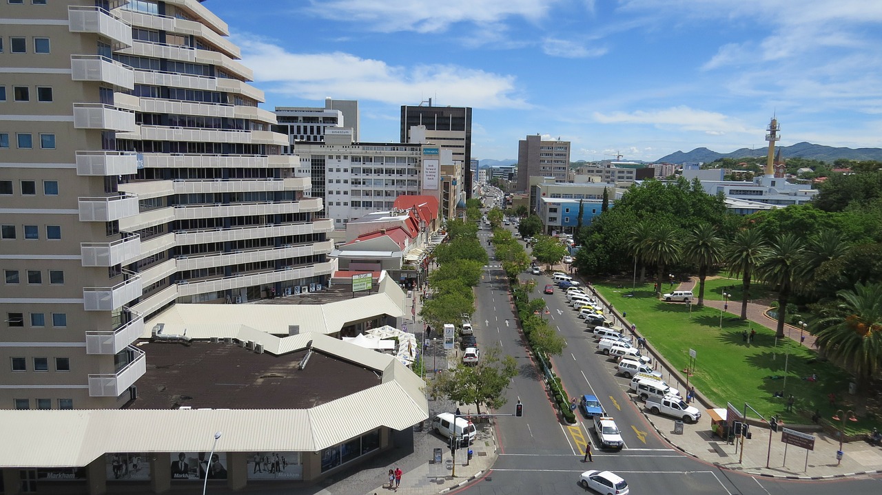 Download free photo of Windhoek, namibia, city, sky, free picture