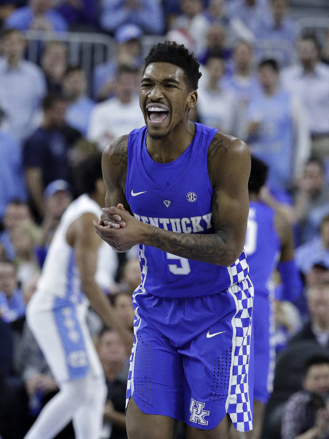 Malik Monk scores 47, hits key 3 as Kentucky tops North Carolina. Chattanooga Times Free Press