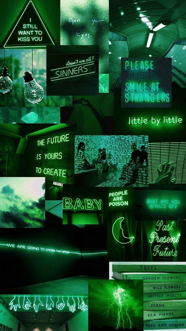 Black and Neon Green Aesthetic ideas. green aesthetic, dark green aesthetic, neon green