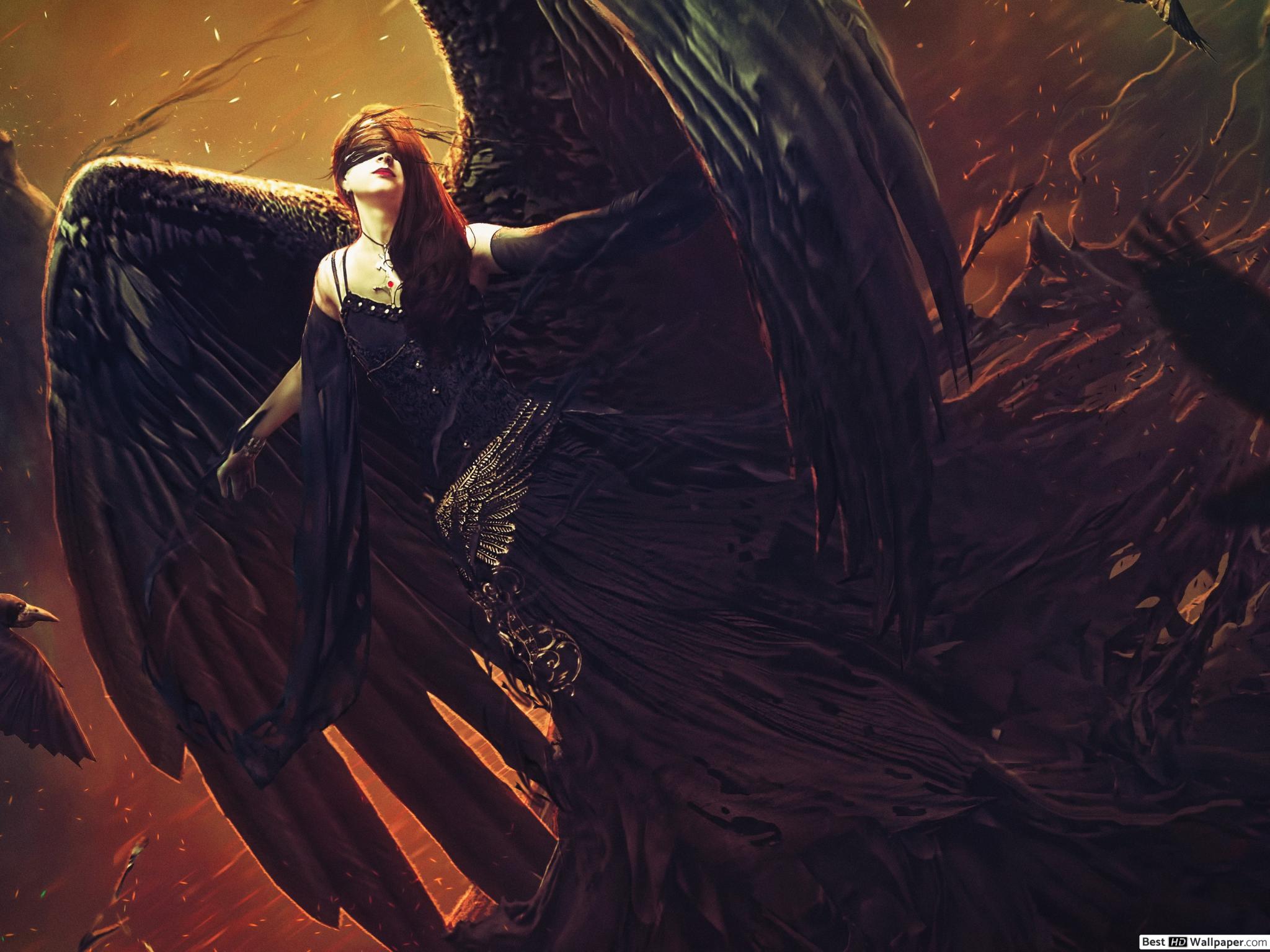 Black Wing Angel Wallpapers - Wallpaper Cave