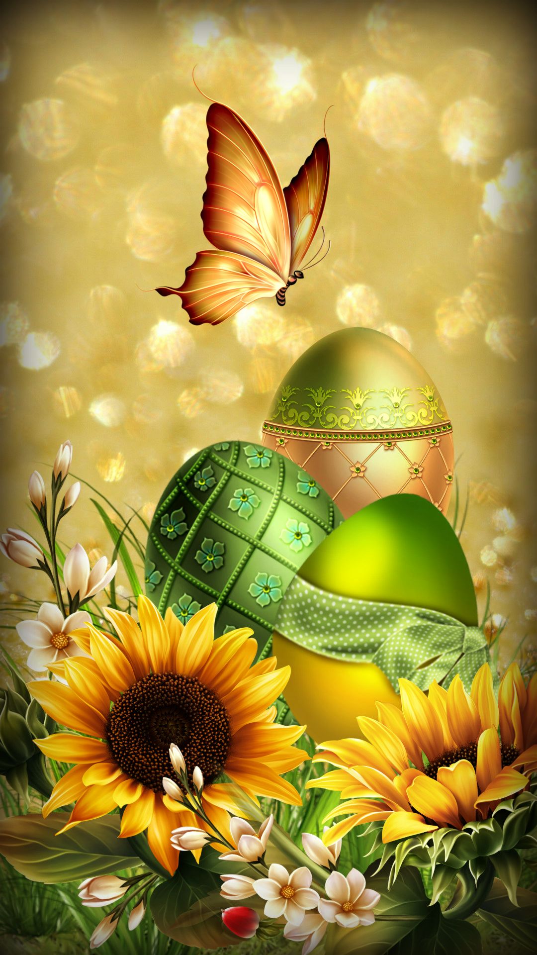Spring. Easter wallpaper, Floral wallpaper phone, Easter art