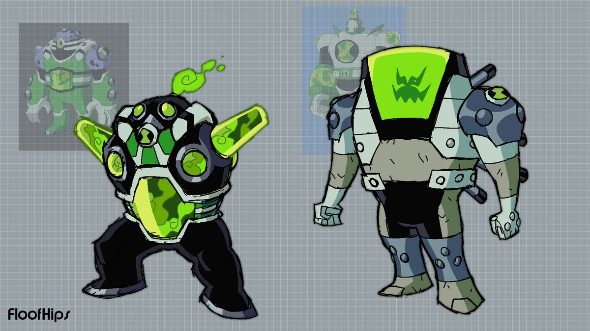 ✸ Noah's Ark Of Disease ✸ gutrot and atomix from ben 10