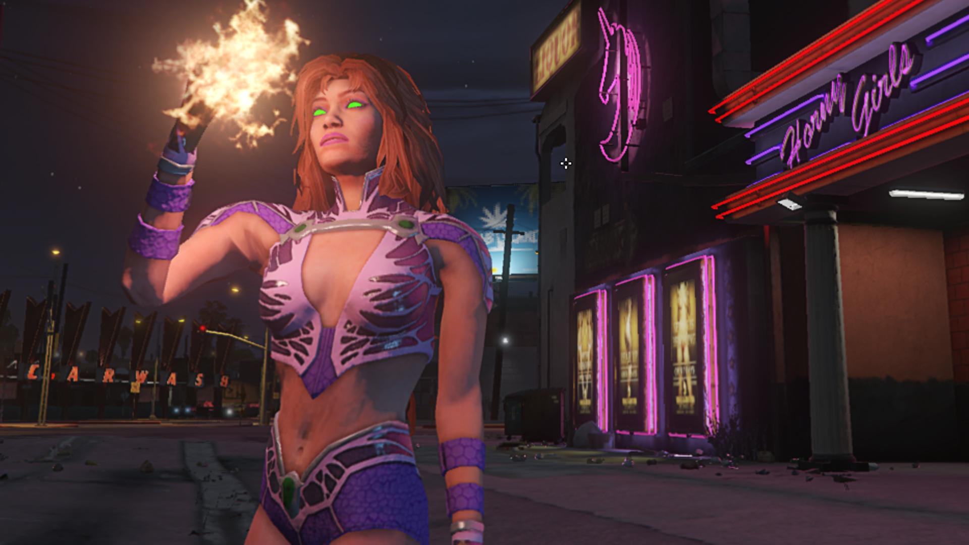 Starfire (Injustice 2) [Add On Ped With Emissive Eyes]
