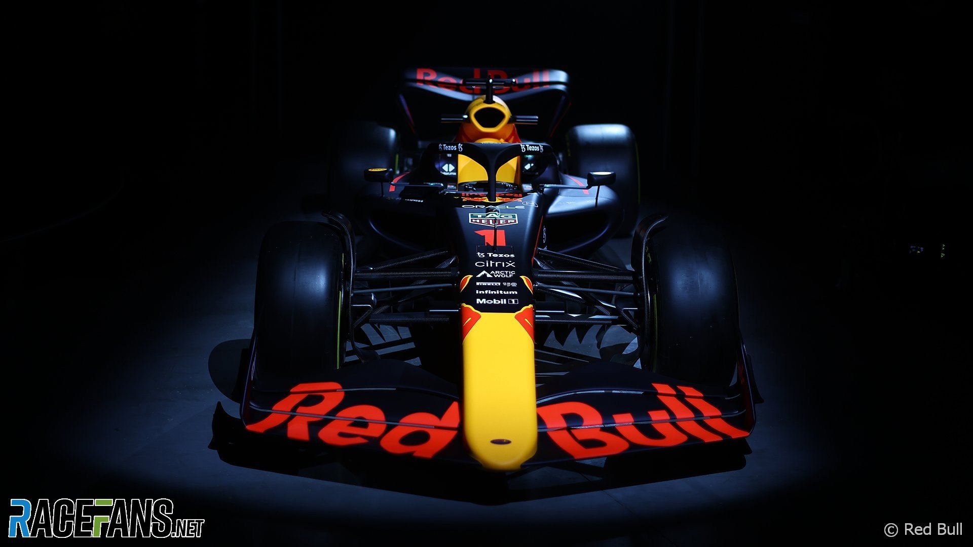 First pictures: Red Bull present image of new 2022 F1 car · RaceFans