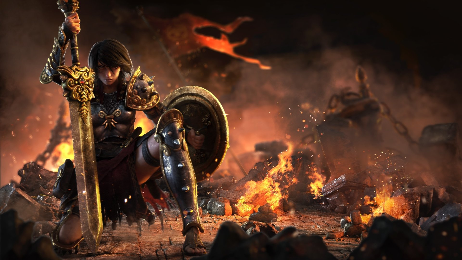 Bellona (Smite) HD Wallpaper and Background Image