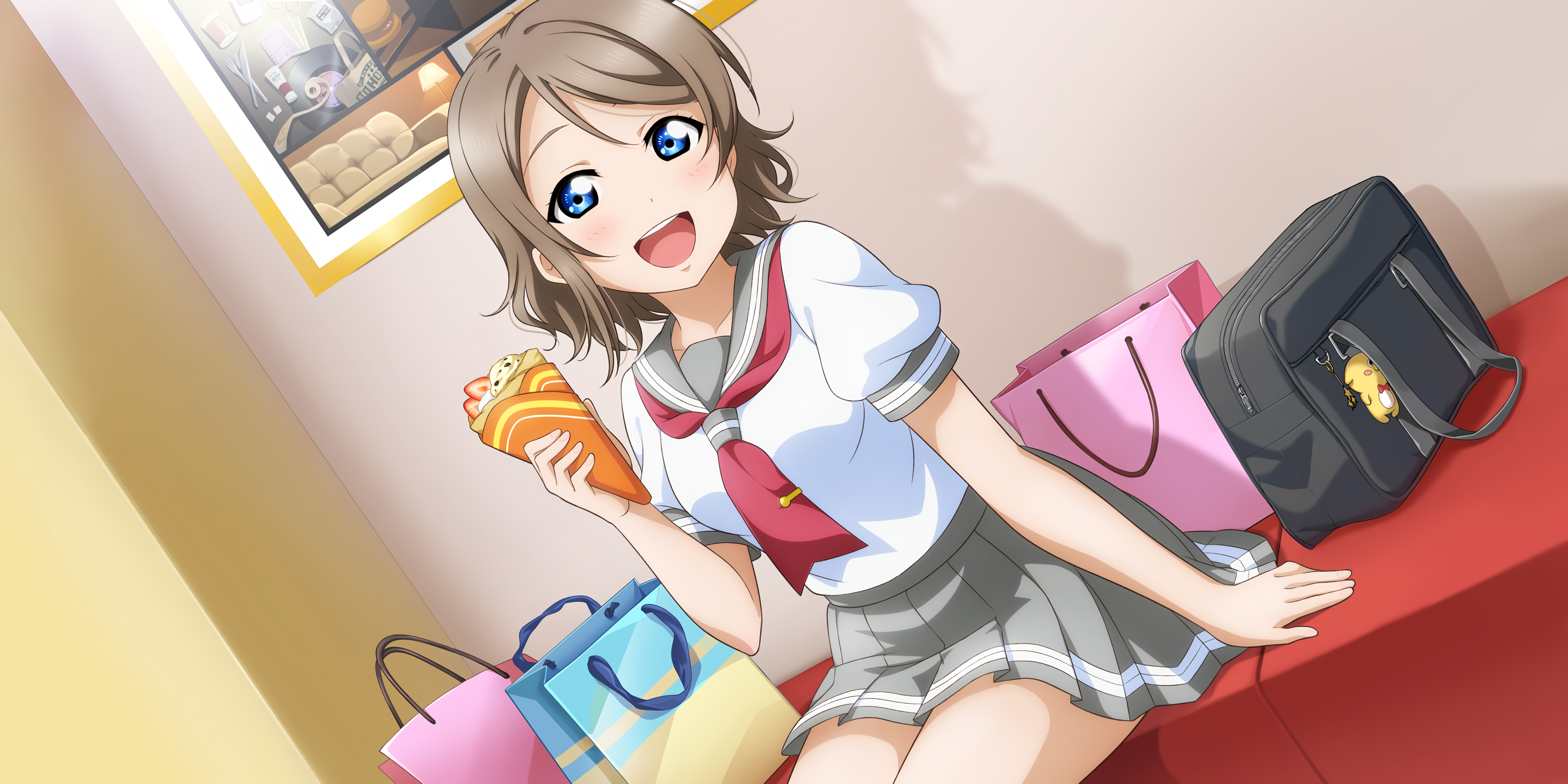Love Live Love Live Series Love Live Sunshine Watanabe You Wallpaper:3600x1800